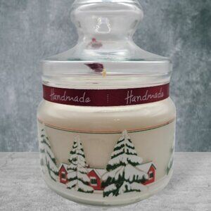 Vintage Winter Farmhouse Frosted Juniper 16oz Rustic Luxury Soy Wax Candle